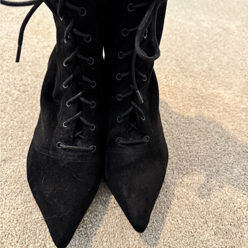 ASOS Black Lace-Up Women's Boots